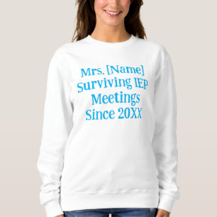 Sudadera Nombre personalizado divertido para maestro de edu