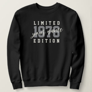 Sudadera Nombre personalizado Edición Limitada 1976, Cumple