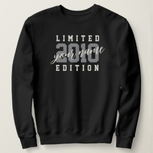 Sudadera Nombre personalizado Edición Limitada 2010, Cumple