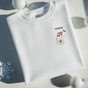 Sudadera Nombre personalizado fantasma de Halloween    Espe