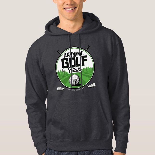 Sudadera NOMBRE Personalizado Jugador del Club de Golf Golf (Anverso)