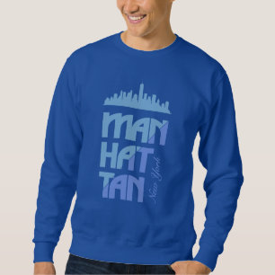 Sudadera Nombre personalizado Manhattan Nueva York