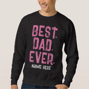 SUDADERA NOMBRE PERSONALIZADO MEJOR PAPÁ TIPO DE LETRA