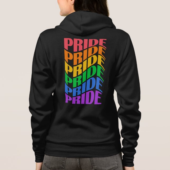 Sudadera Nombre Personalizado Orgullo (Reverso)