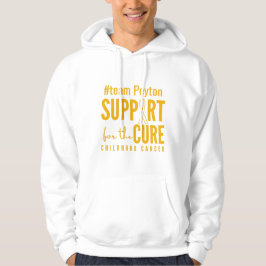 Sudadera nombre personalizado para cáncer infantil Pullover