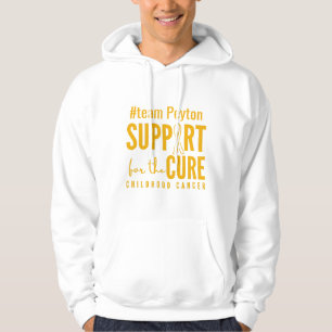 Sudadera nombre personalizado para cáncer infantil Pullover