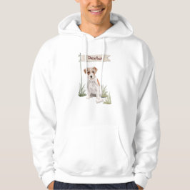 Sudadera Nombre personalizado perro Jack Russell de pelo du