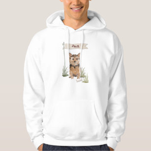 Sudadera Nombre personalizado Perro Mascota Norfolk Terrier