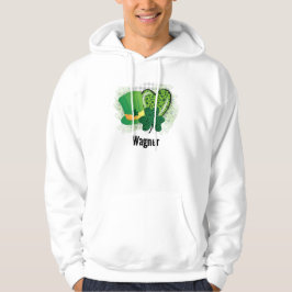 Sudadera Nombre personalizado St Patricks Day Shamrock Clov