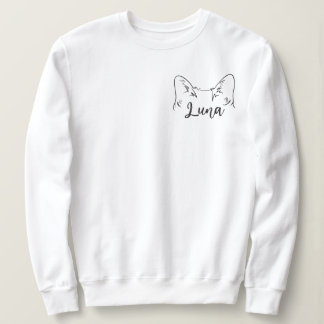 Sudadera Nombre simple personalizado simple Snowshoe Cat Mo