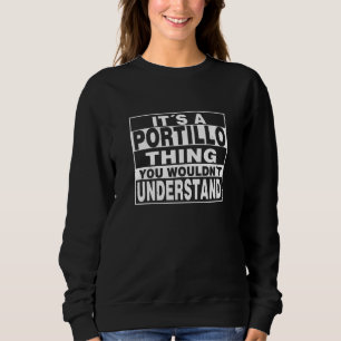 Sudadera Nombro de regalo personalizado de PORTILLO