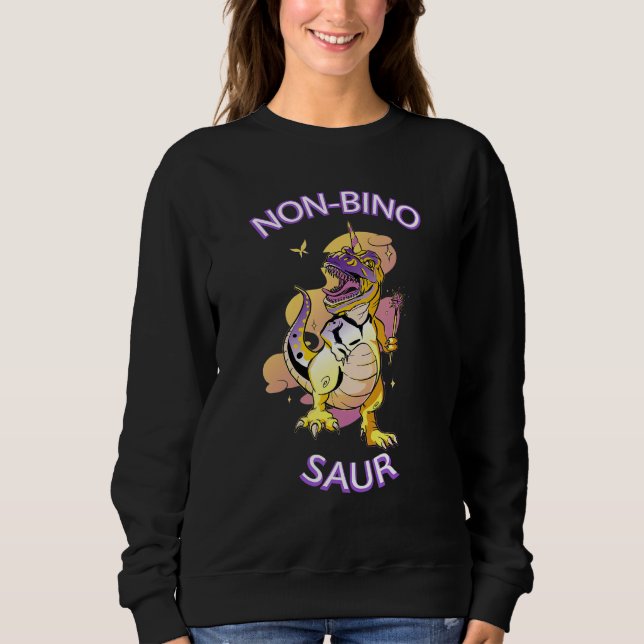 Sudadera Non Binary Gender Non Binary Flag 6 (Anverso)