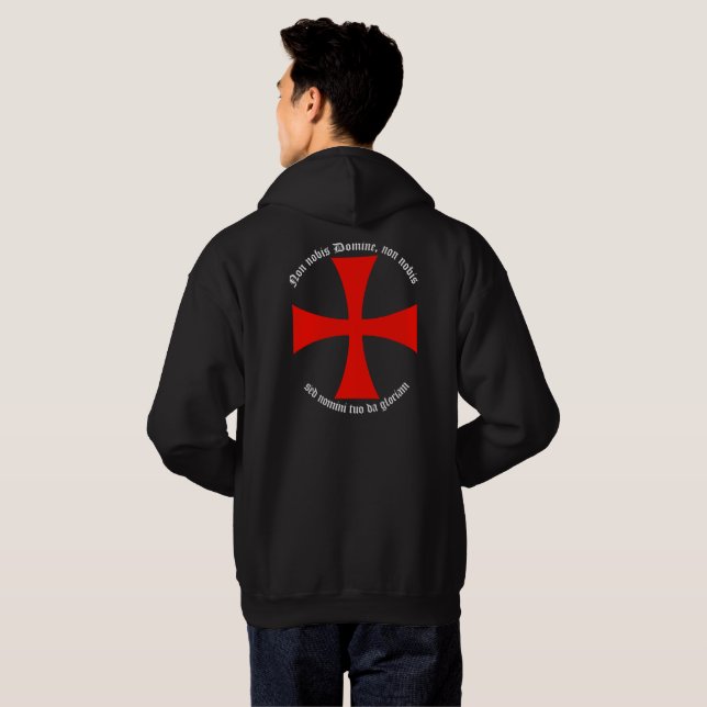 Sudadera non nobis Domine, non nobis  (Reverso completo)