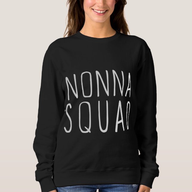 Sudadera Nonna Squad Cute Funny (Anverso)