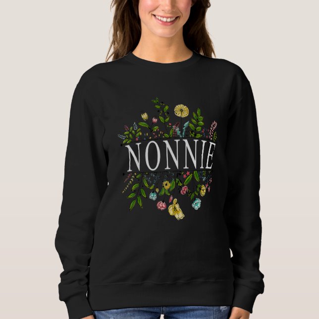 Sudadera Nonnie Wildflower Garden Hermosa Flor (Anverso)