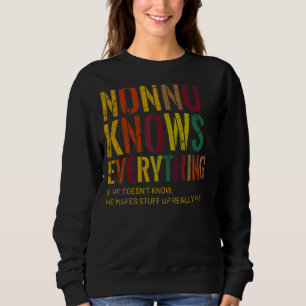 Sudadera Nonno sabe todo el día del abuelo