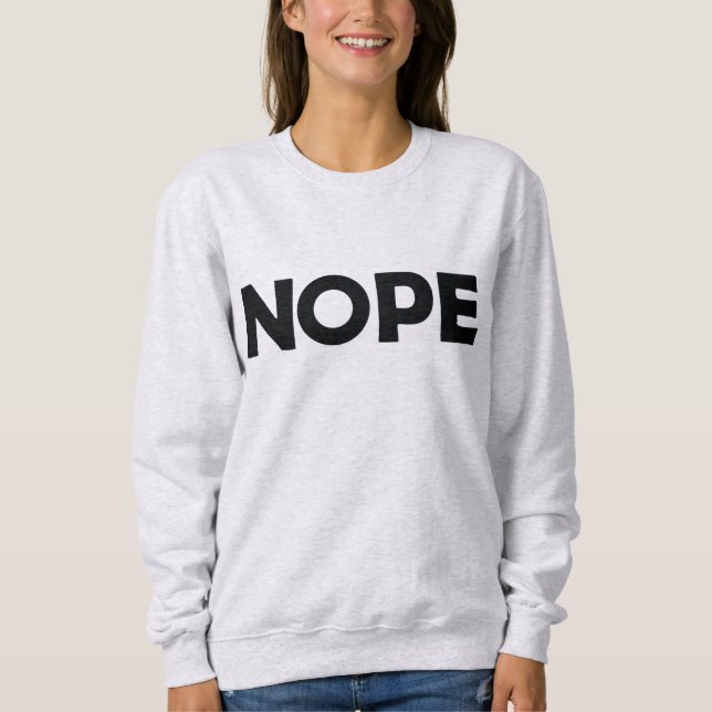 SUDADERA NOPE (Anverso)