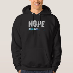 Sudadera Nope alterado Anti Vax No Obligación De Vacuna