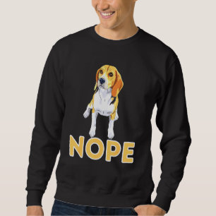 Sudadera Nope Lazy Beagle Beagle Dog Mascota Dueño