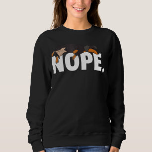 Sudadera Nope Lazy Dachshund Perro Mascota Paw Animal