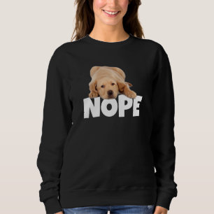 Sudadera Nope Lazy Golden Lab