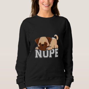 Sudadera Nope Perro Bulldog Francés Perezoso    