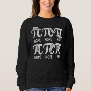 Sudadera Nope Pi Day Funny Face Mask Student Quaran