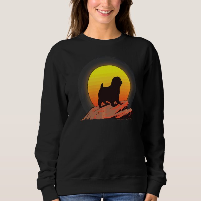 Sudadera Norfolk Terrier Dog Sunrise (Anverso)