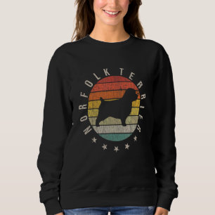 Sudadera Norfolk Terrier Paw Vintage Retro Dad Mom Pe
