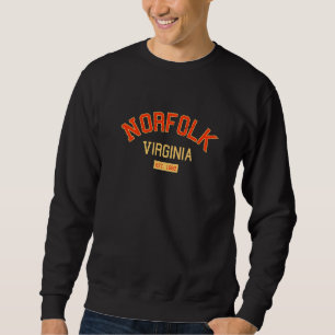 Sudadera Norfolk Virginia 1682 Vintage Va Retro Norfolker A
