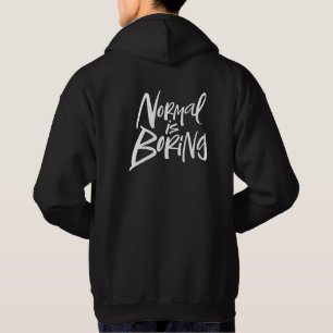 Sudadera Normal Es Aburrido Extracto De Lema De Artsy