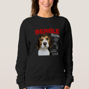Sudadera Normas Para El Propietario De Un Perro Beagle 1