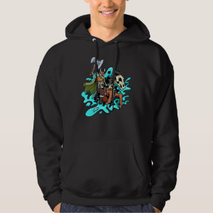 Sudadera Norse Viking Mythology Skeleton Warrider Hors