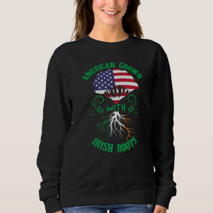 Sudadera Norteamérica crece irlandesa raíces Irlanda bander