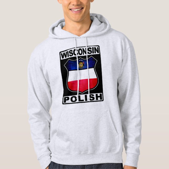 Sudadera Norteamericano de Wisconsin (Anverso)