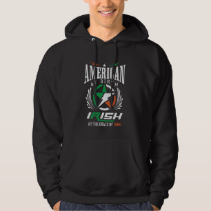 Sudadera Norteamericano Por Nacimiento Irlandés Por La Grac