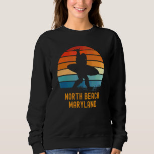 Sudadera North Beach Maryland Sasquatch Souvenir