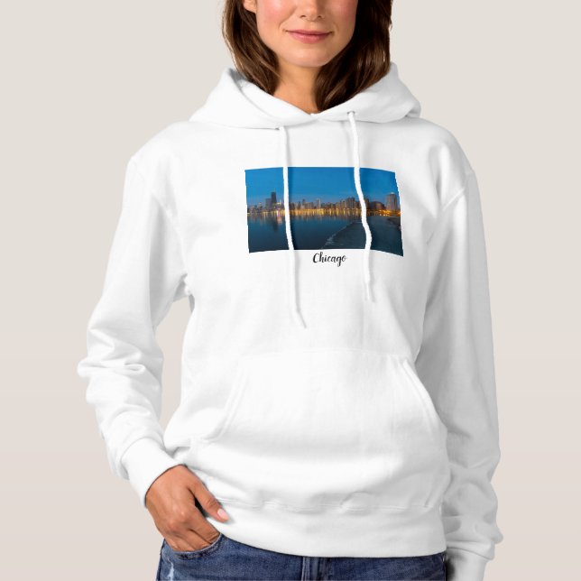 Sudadera North Chicago Cityscape (Anverso)