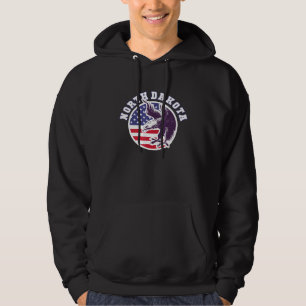 Sudadera North Dakota Brave Patriota Estadounidense Águila