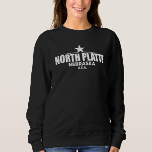 Sudadera North Platte Nebraska Retro Antiguo