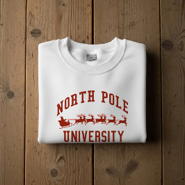 Sudadera North Pole University Christmas Sweatshirt