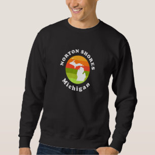 Sudadera Norton Shores Michigan Al Aire Libre Amanecer MI V