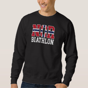 Sudadera Noruega Bandera Biatlonista Noruego Ni Biatlón Pu