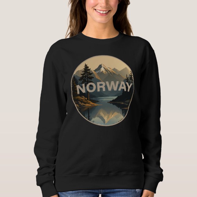 Sudadera Noruega Norge Escandinavia Europa (Anverso)