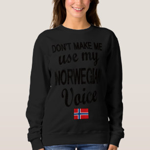 Sudadera Noruega Voz Noruega Bandera Rostros Noruegos