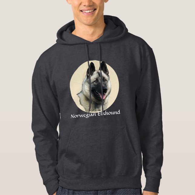 Sudadera Noruego Elkhound Art (Anverso)