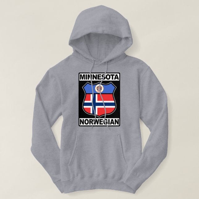 Sudadera Noruego Minnesotan American (Diseño del anverso)