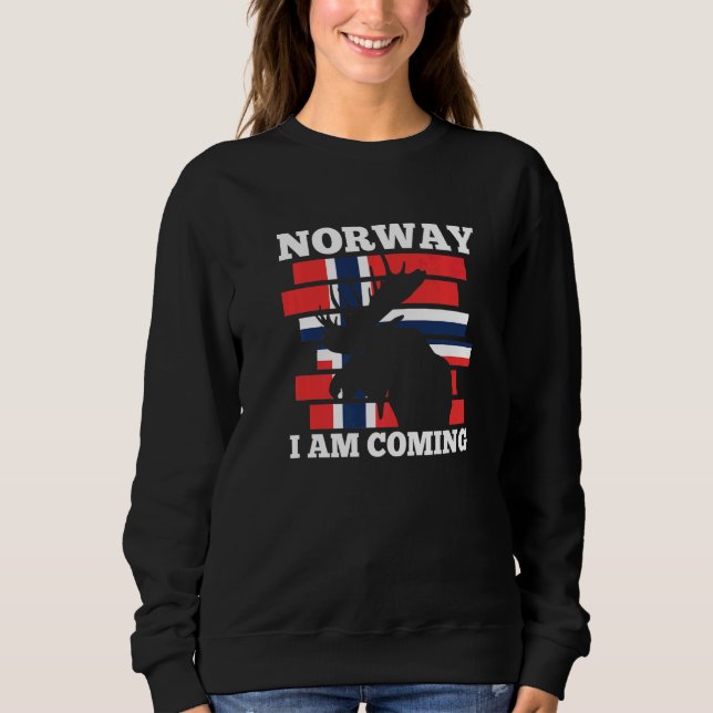 Sudadera Norway i am coming Fjorde Norway   (Anverso)