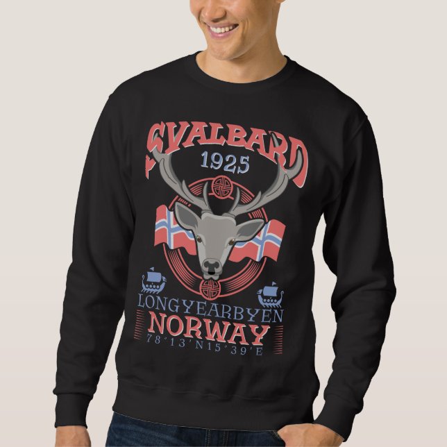 SUDADERA NORWAY SVALBARD LONGYEARBYEN - SVALBARD REINDEER (Anverso)