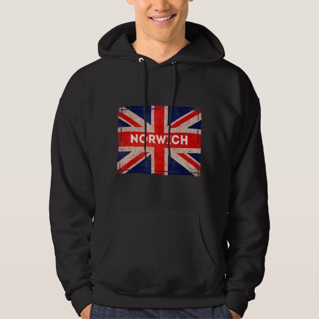 Sudadera Norwich Norfolk Flag Inglaterra Broads City Holida (Anverso)
